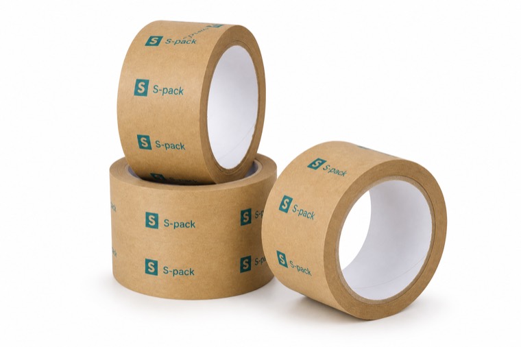 Kraft paper tape guide