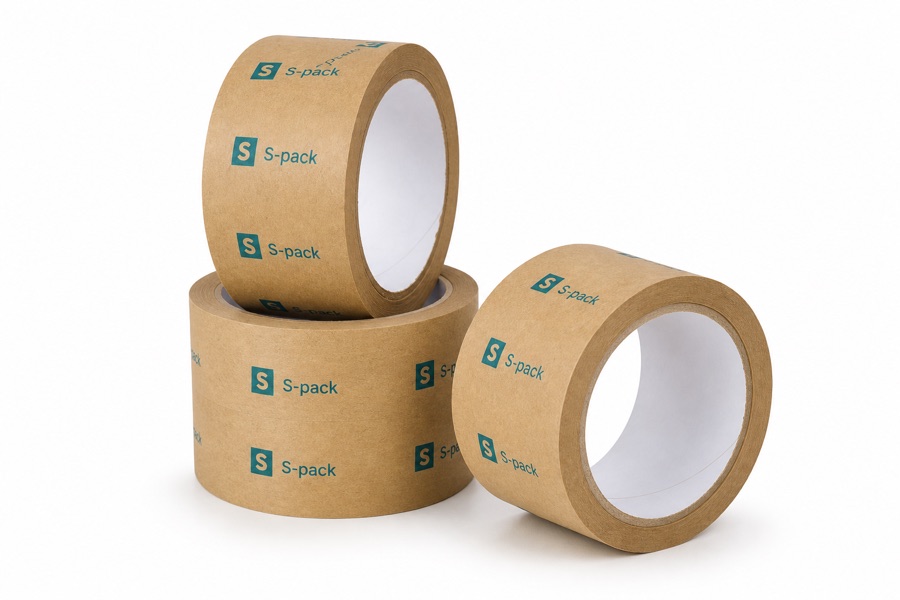 Kraft paper carton sealing tape for custom packaging